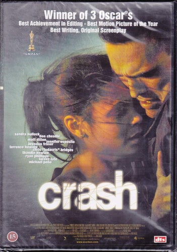 DVD - Crash (Bullock, Cheadle, Dillon, Fraser, Newton, Phillippe) Inplastad