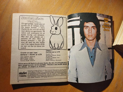 Starlet 1978 nr 17 Omslgasbild Lena Karolina, Jean Michel Jarre Tina Turner V,G+