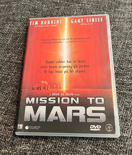 MISSION TO MARS (2000) SVENSK UTGÅVA I MKT FINT SKICK! SLUT I HANDELN
