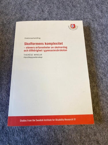 Therése Mineur - Skolformens komplexitet
