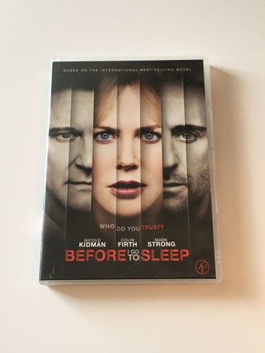 Before I go to sleep (2014 av Rowan Joffe). Beg. DVD