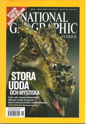 National geographic Nr 15 2007 komplett med bilaga