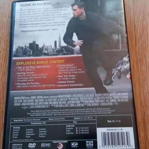 Dvd-film "The Bourne Ultimatum"