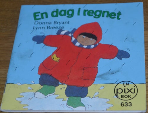 Äldre Pixibok En dag i regnet