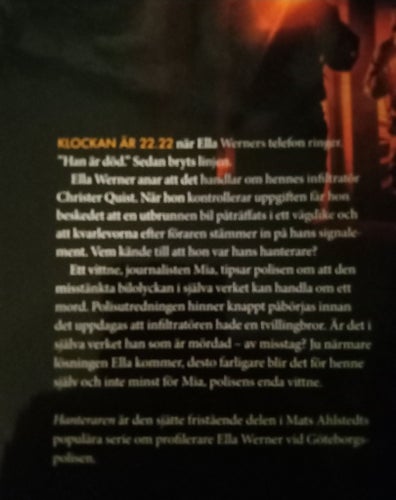 Hanteraren av Mats Ahlstedt, 2016