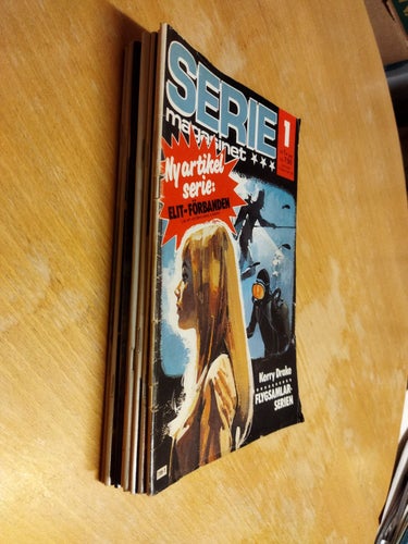 Samling Seriemagasinet 1986 flera nummer 8 styck
