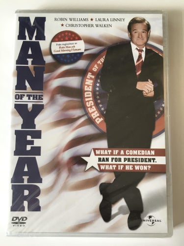 Man of the year (Robin Williams, 2006), DVD inplastad