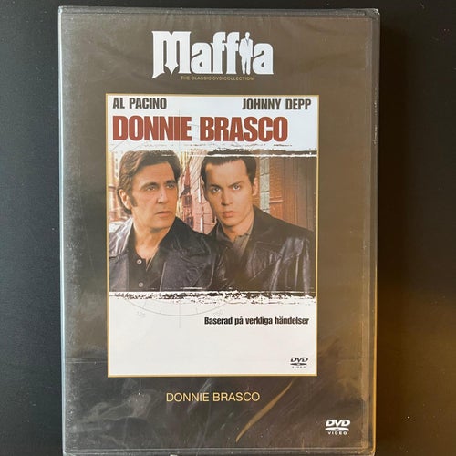 DONNIE BRASCO. PACINO, DEPP. MAFFIA - THE CLASSIC DVD COLLECTION 6. INPLASTAD