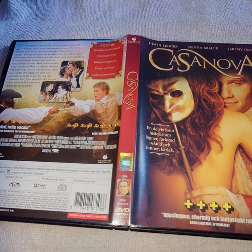 Casanova (av Lasse Hallström med Heath Ledger, Sienna Miller, Jeremy Irons)