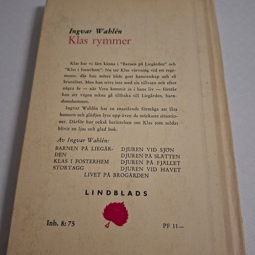 Klas rymmer av Ingvar Wahlén