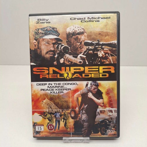 Sniper Reloaded - Billy Zane - Region 2, DVD-Film, Svensk text, Fint skick