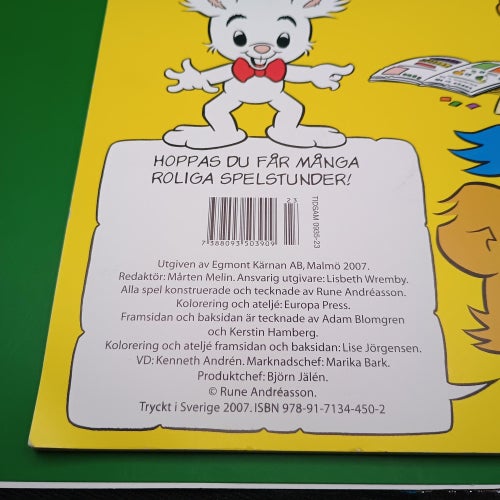 Bamse Pysselbok - 8 roliga spel - 2007