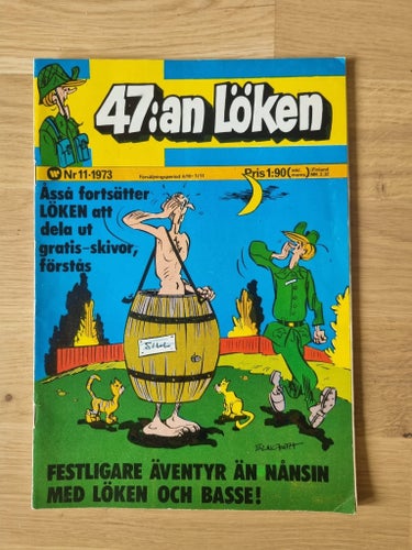 47:an Löken Nr 11-1973 | vintage retro serietidning