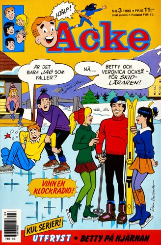 Acke Serietidning 1990 nr 3 (Oläst arkivex)