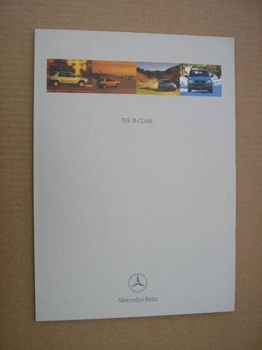 Försäljningsbroschyr MERCEDES The M-Class