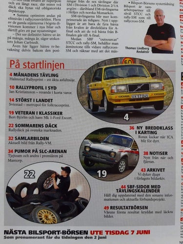 Bilsport Börsen nr 6 2006