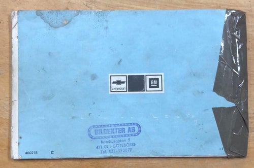 1977 Chevrolet Owner´s Manual
