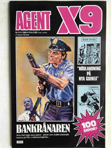 Agent X9 - 1984:8 Oläst!