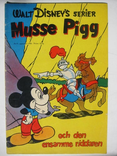 Walt DisneyÂ´s Serier - 1955:9 VG