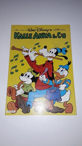 Kalle Anka 1978 nr 45 Beställningskupong sitter fast VF-NM
