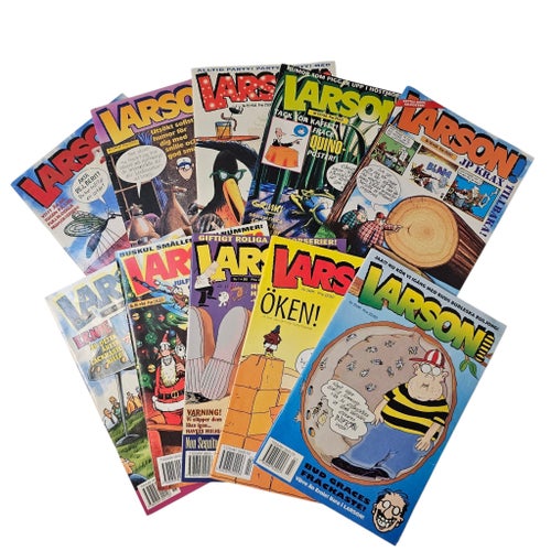 Larson! Serietidningar - 10 st 1994-1995