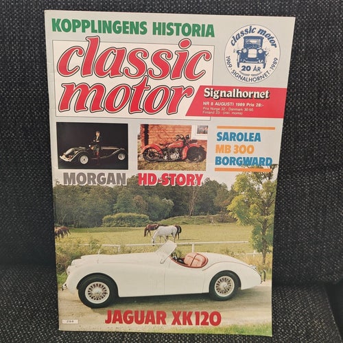 Classic Motor - Signalhornet - Tidning Nr 8 - 1989 - MKT FIN!!!