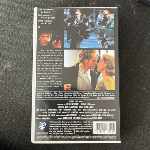 Heat (VHS) med Al Pacino och Robert De Niro