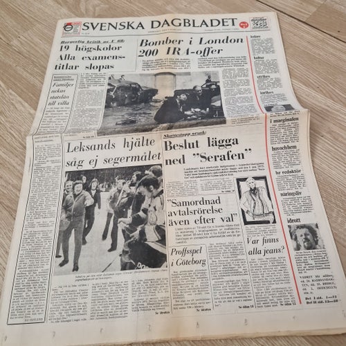 Svenska Dagbladet 9 Mars 1973