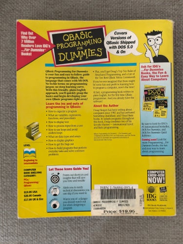 QBASIC Programming for Dummies