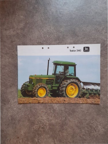 John Deere Traktor 3140 Broschyr