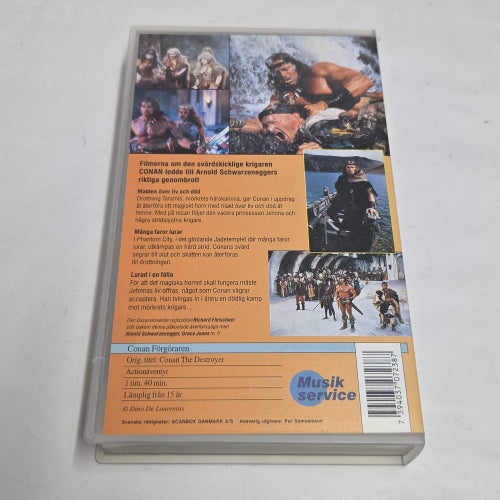 Conan förgöraren, Schwarzenegger VHS film