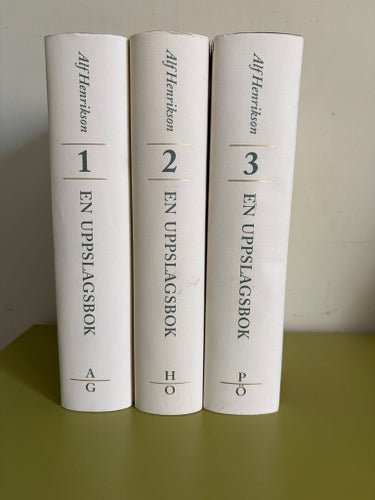 En uppslagsbok - Alf Henriksson