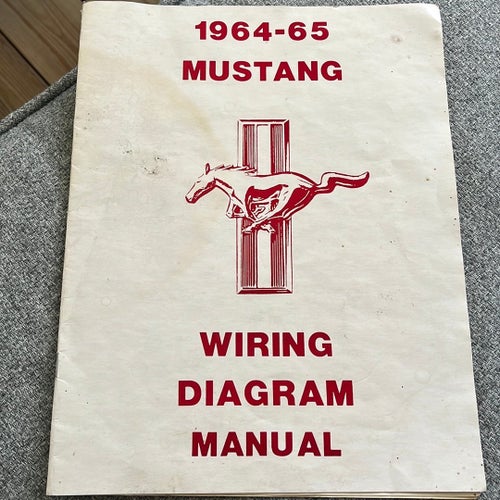 1964-65 Mustang Wiring Diagram Manual