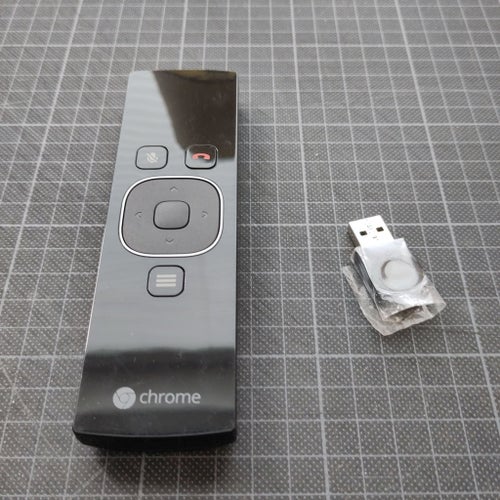 Chrome fjärrkontroll med tangentbord och USB-mottagare