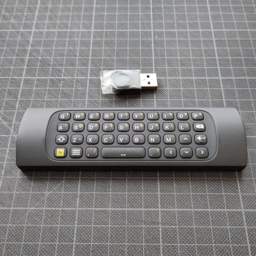 Chrome fjärrkontroll med tangentbord och USB-mottagare