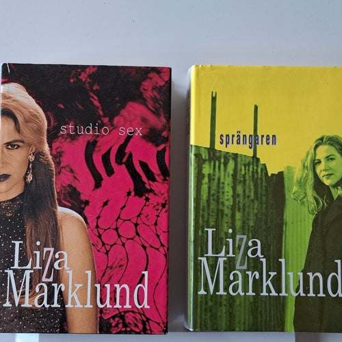 Bokpaket Sprängaren och Studio sex av Liza Marklund Inbundna Spänning