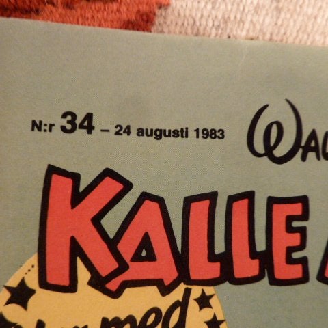 KALLE ANKA & C:O NR34, 1983,
