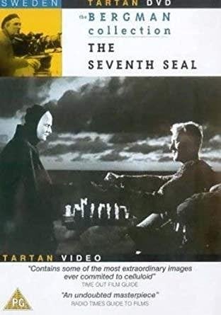 Det sjunde inseglet (1957) Ingmar Bergman med Max von Sydow och Bibi Andersson.