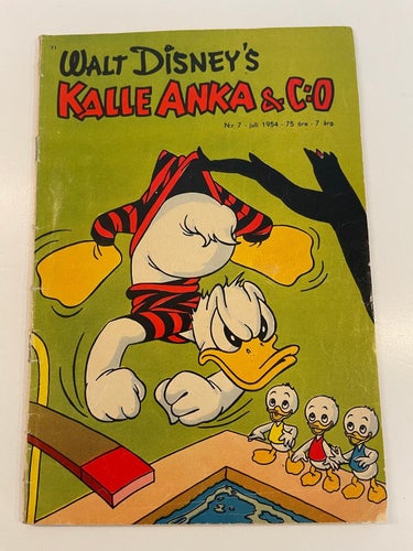 Kalle Anka  , Nr 7  - 1954
