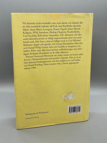 Vår klassiska lyrik - Från ballader till Karlfeld av Germund Michanek  (Lyrik)