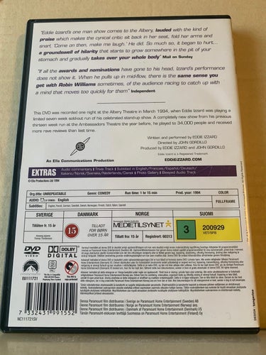 Eddie Izzard, Unrepeatable, Dvd