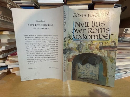 Nytt ljus över Roms katakomber av Gösta Hagelin, bok, Very Fine plus