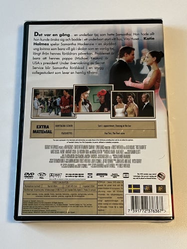 First daughter (Katie Holmes & Marc Blucas, 2004). Inplastad DVD