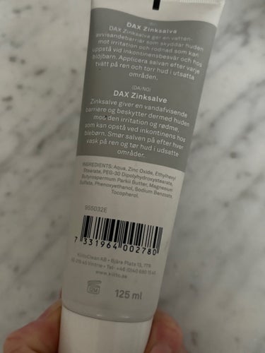 DAX Zinksalva Oparfymerad 125ml