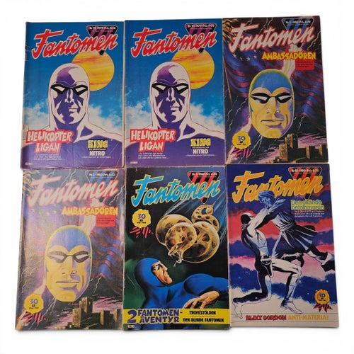 Fantomen Serietidningar - 12 st 1979-1984