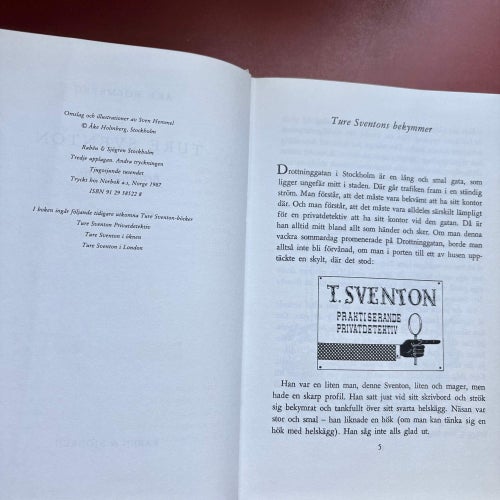 TURE SVENTON PRIVATDETEKTIV Samlingsvolym Åke Holmberg 1987