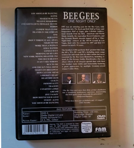 Bee Gees - One Night Only - Live at the MGM Grand Las Vegas 1997 - DVD