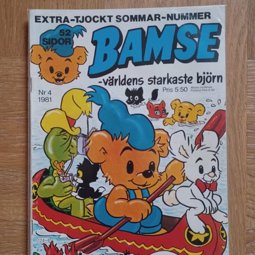 Bamse - världens starkaste björn, Nr 4 1981