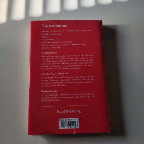 Nostradamus Profetior - Åke Ohlmarks - okänt publiceringsår
