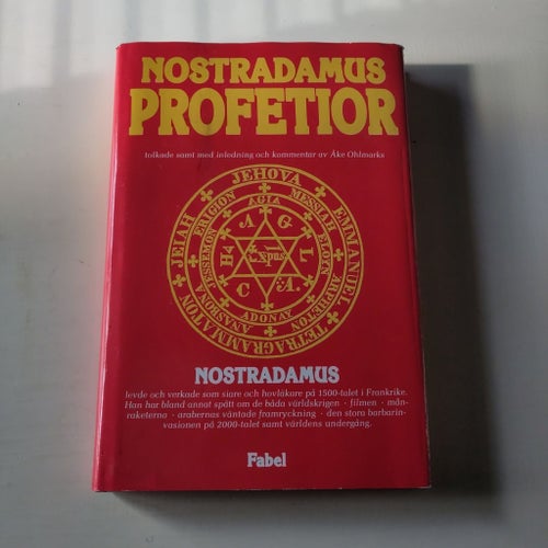 Nostradamus Profetior - Åke Ohlmarks - okänt publiceringsår